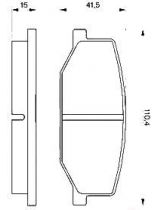 BOSCH 0 986 460 935 Колодки дисковые