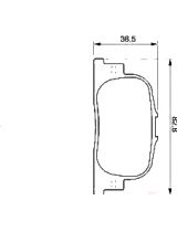 BOSCH 0 986 424 730 Колодки дисковые