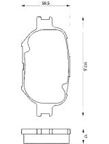 BOSCH 0 986 424 808 Колодки дисковые