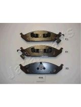 Japanparts PA-093AF Колодки дисковые 4шт