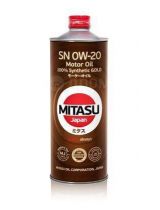 Моторное масло MITASU MJ-102-1 GOLD 0W-20 1л