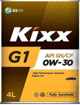 Моторное масло KIXX L209944TE1 G1 SN PLUS 0W-30 4л