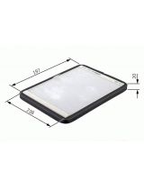 BOSCH 1 987 432 204 Фильтр салонный