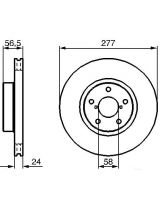 BOSCH 0 986 479 147 Тормозной диск