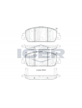 ICER 182153 Колодки дисковые