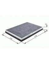 BOSCH 1 987 432 089 Фильтр салонный (без рамки)