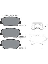 Textar 2575701 Колодки дисковые