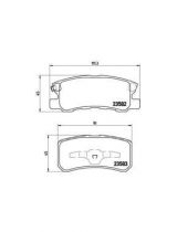 BREMBO P54031 Колодки дисковые задние