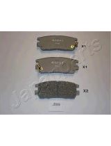 Japanparts PP-599AF Колодки дисковые задние