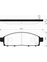 Sangsin SP1361 Колодки дисковые передние