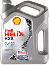 Моторное масло SHELL 550050026 Helix HX8 0W-30 4л