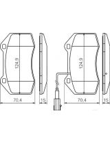 BOSCH 0 986 494 228 Колодки дисковые