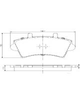 NIPPARTS J3601079 Колодки дисковые