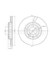 Trusting DF553 Тормозной диск