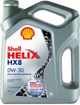 Моторное масло SHELL 550050026 Helix HX8 0W-30 4л