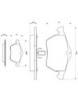 BOSCH 0 986 424 360 Колодки дисковые передние
