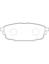 NiBK PN5476 Колодки дисковые