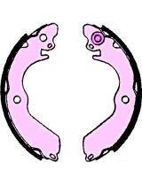 AP 07020 Колодки барабанные задние