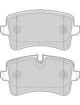 Valeo 302157 Колодки дисковые задние