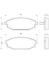 BOSCH 0 986 424 727 Колодки дисковые