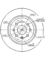 Patron PBD2772 Тормозной диск задний