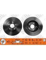 NiBK RN1177 Тормозной диск передний