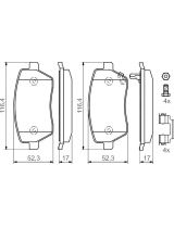 BOSCH 0 986 494 160 Колодки дисковые