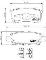 NISSHINBO NP3011 Колодки дисковые задние