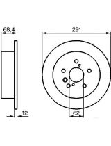 BOSCH 0 986 479 200 Тормозной диск