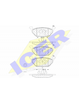 ICER 181349 Колодки дисковые передние