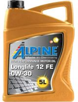Моторное масло ALPINE 0101482 Longlife 12 FE 0W-30 5л