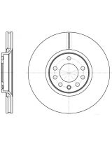 REMSA 6729.10 Тормозной диск передний