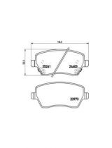 BREMBO P56086 Колодки дисковые