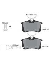 Textar 2382301 Колодки дисковые задние
