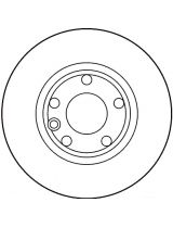 TRW DF2665 Тормозной диск передний