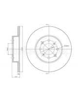 METELLI 23-0430 Тормозной диск