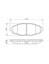 BOSCH 0 986 495 224 Колодки дисковые передние