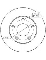 Patron PBD4026 Тормозной диск задний