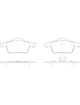 TRW GDB1389 Колодки дисковые задние
