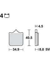 TRW MCB829SV Колодки дисковые передние