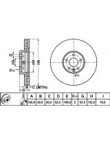 ATE 24.0128-0210.1 Тормозной диск передний