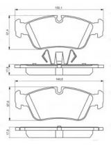 BOSCH 0 986 495 276 Колодки дисковые