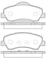 REMSA 1530.00 Колодки дисковые	передние