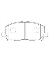 Akebono AN-658WK Колодки дисковые передние