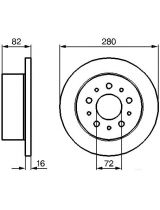BOSCH 0 986 479 065 Тормозной диск
