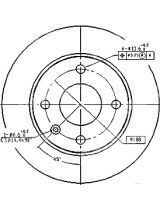 Patron PBD1650 Тормозной диск передний