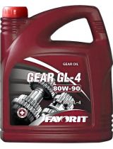 Трансмиссионное масло FAVORIT 55545 GEAR GL-4 80W-90 4л