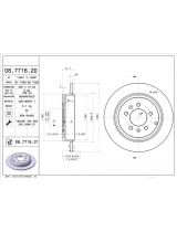 BREMBO 08.7716.20 Тормозной диск