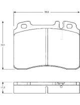 TRW GDB962 Колодки дисковые