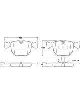TRW GDB1261 Колодки дисковые передние